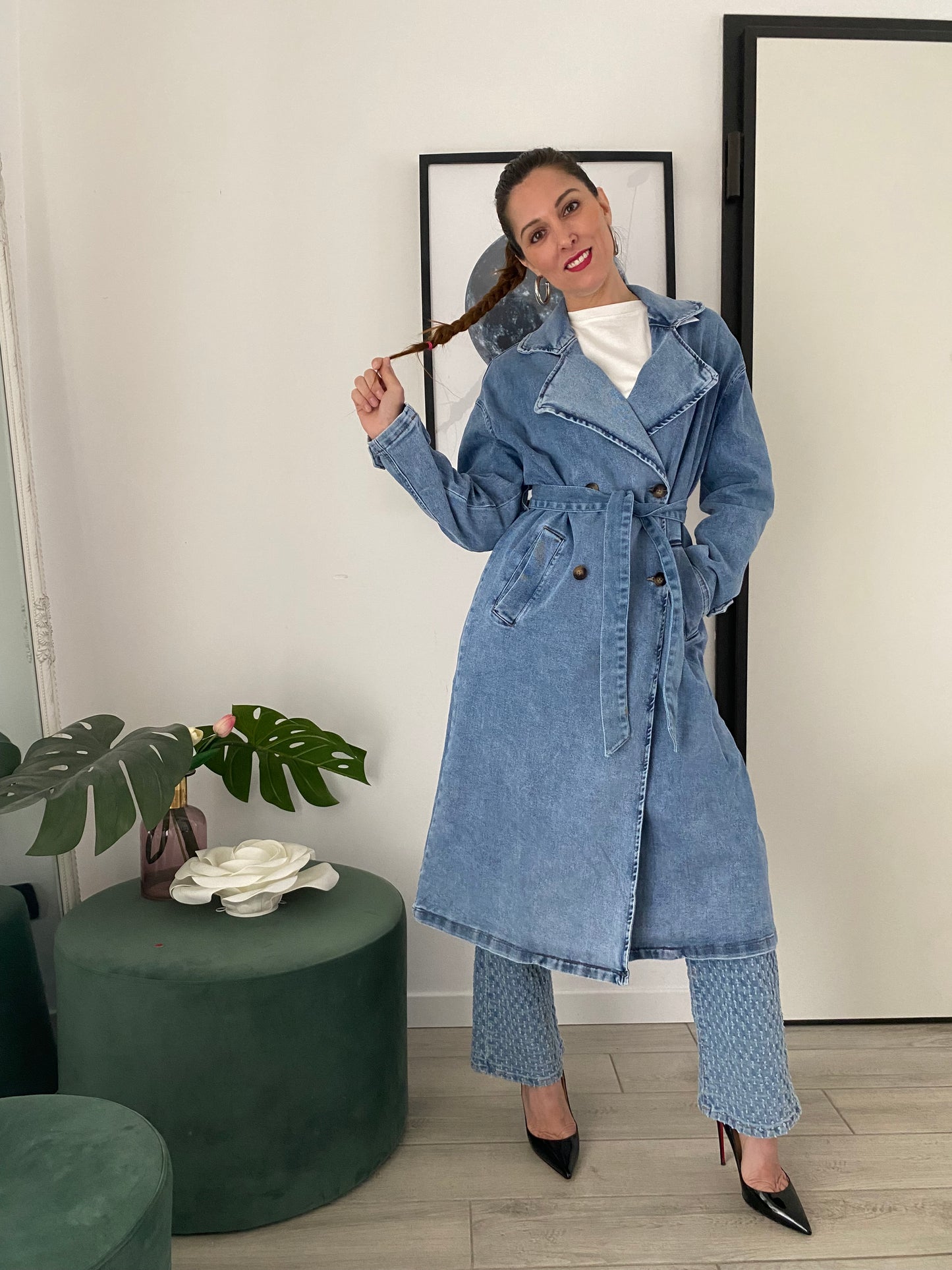 Trench in jeans IF Collection